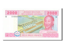 Central African States, 2000 Francs, 2002, KM #208U, UNC(65-70), U 334846082