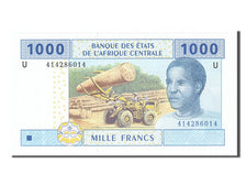 Biljet, Staten van Centraal Afrika, 1000 Francs, 2002, NIEUW