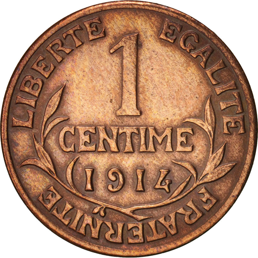 France, Dupuis, Centime, 1914, Paris, EF(40-45), Bronze, KM:840, Gadoury:90