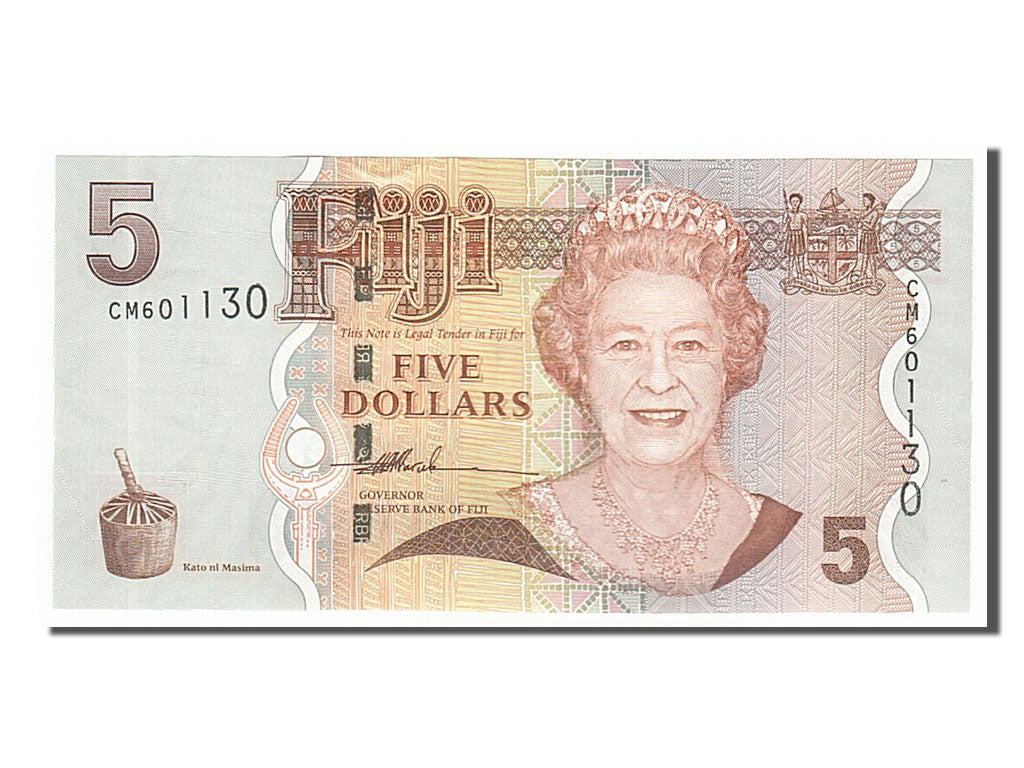 Fiji, 5 Dollars, 2007, KM #110a, UNC(65-70), CM601130