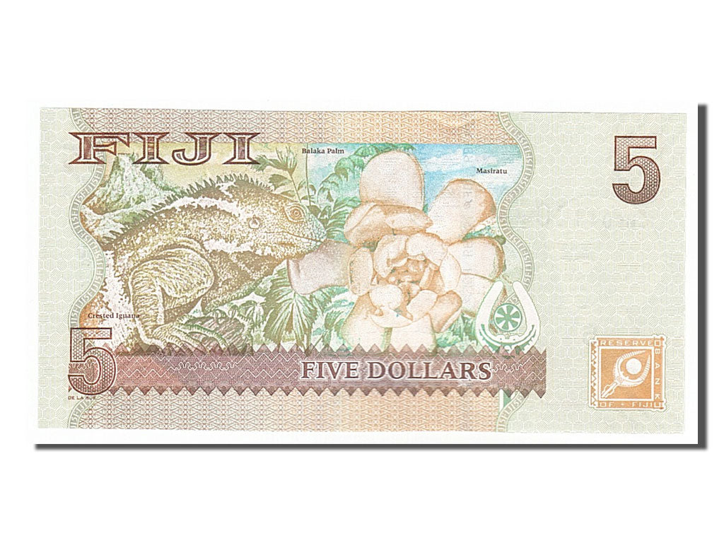 Fiji, 5 Dollars, 2007, KM #110a, UNC(65-70), CM601130
