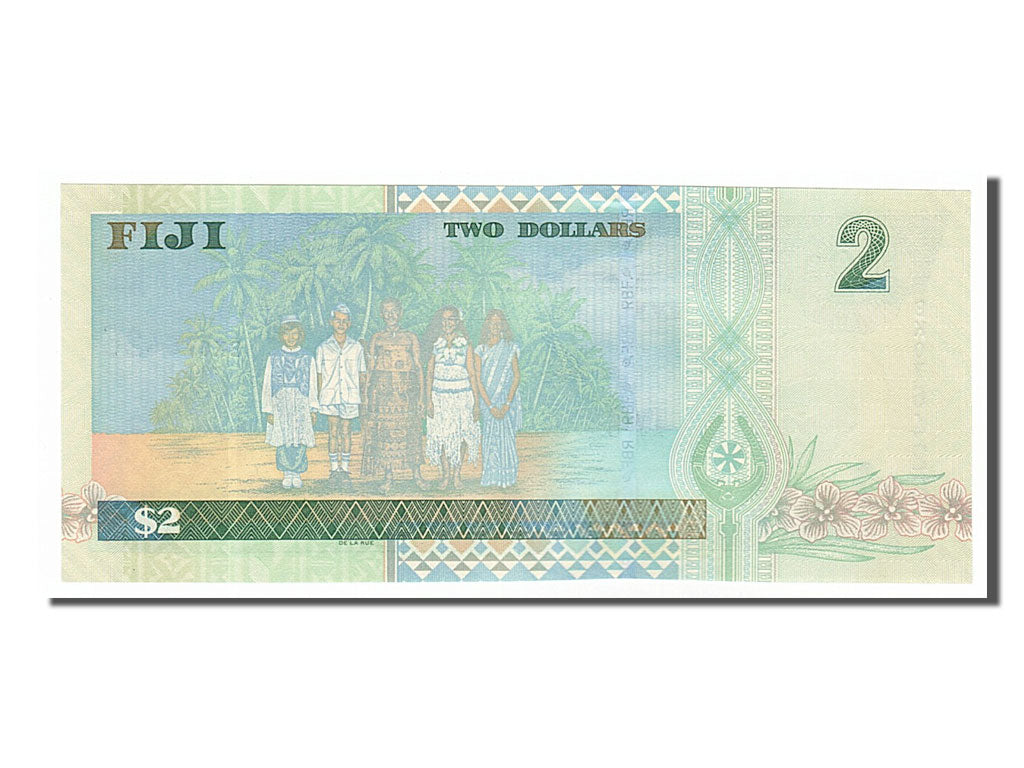 Fiji, 2 Dollars, 2002, KM #104a, UNC(65-70), BK076426
