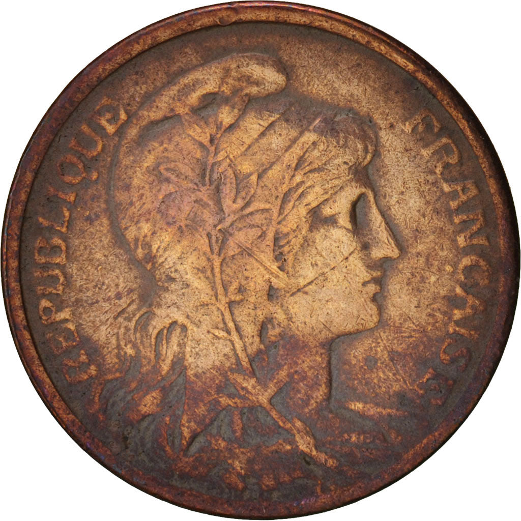 France, Dupuis, Centime, 1916, Paris, EF(40-45), Bronze, KM:840, Gadoury:90