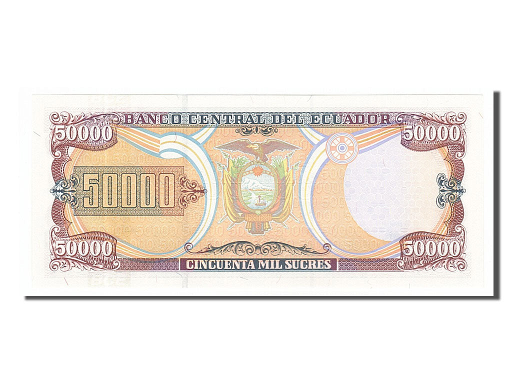 Banknote, Ecuador, 50,000 Sucres, 1999, 1999-03-26, UNC(65-70)