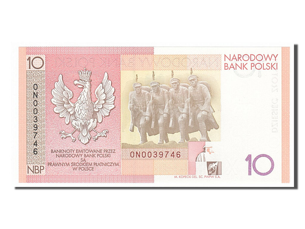 Poland, 10 Zlotych, 2008, KM #179, 2008-06-04, UNC(65-70), ON0039746