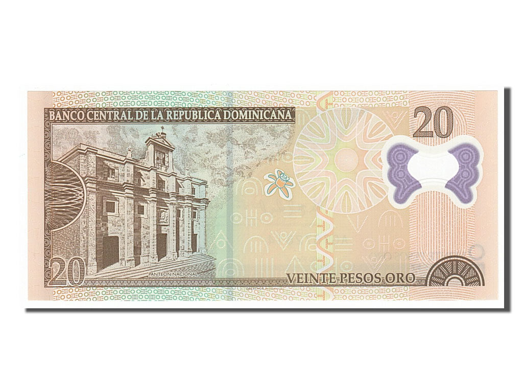 Dominican Republic, 20 Pesos, 2009, KM #182a, UNC(65-70), AG7672814