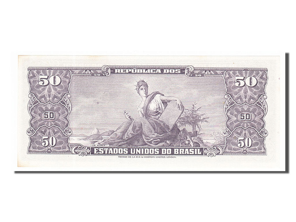 Banknote, Brazil, 5 Centavos on 50 Cruzeiros, 1966, UNC(65-70)