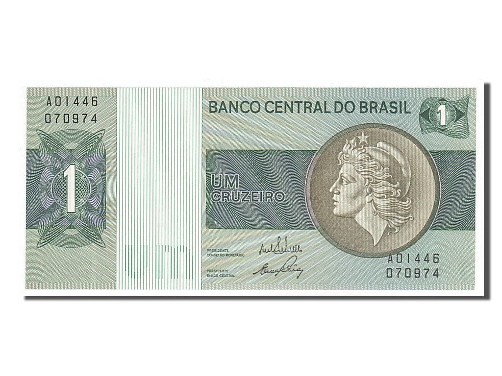Banconote, Brasile, 1 Cruzeiro, 1970, FDS