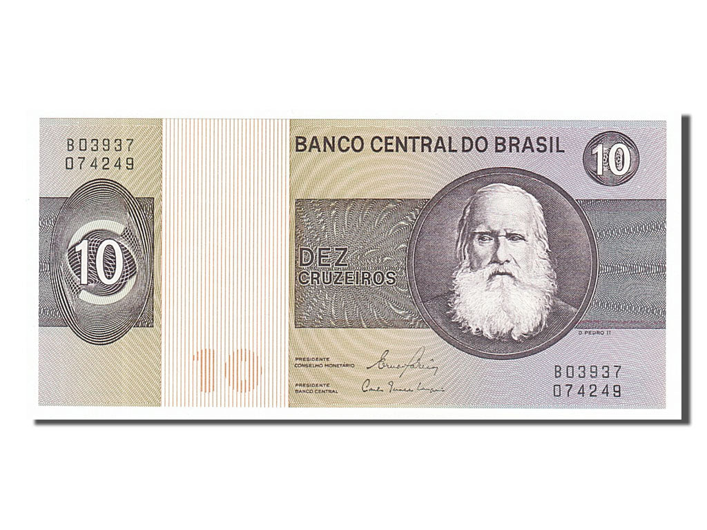 Brazil, 10 Cruzeiros, 1980, KM #193e, UNC(65-70), B03937074249