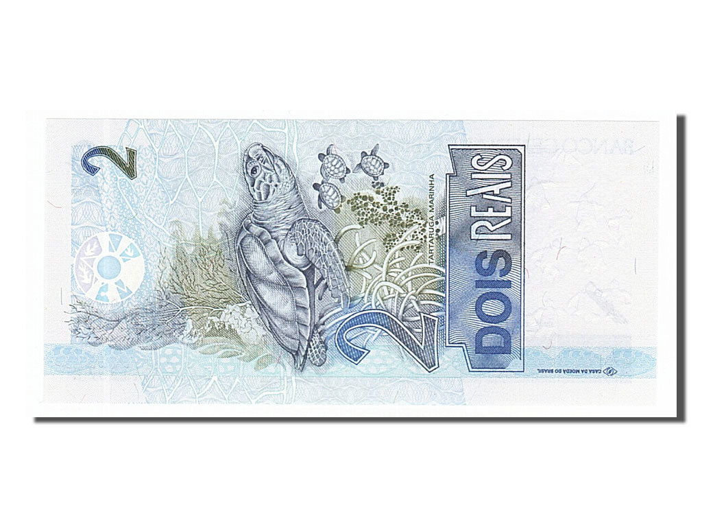 Banknote, Brazil, 2 Reais, 2001, UNC(65-70)
