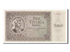 Billet, Croatie, 5000 Kuna, 1943, 1943-07-15, NEUF