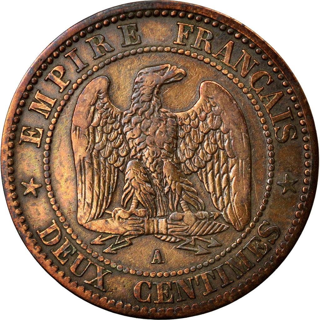 Coin, France, Napoleon III, Napoléon III, 2 Centimes, 1853, Paris, EF(40-45)
