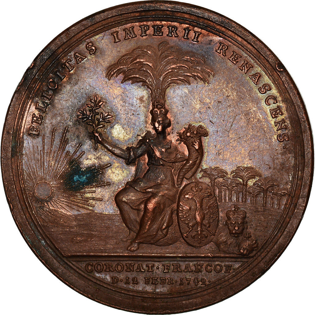 Deutschland, Medaille, Karl VII, Felicitas Imperii Renascens, History, 1742