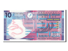 Hong Kong, 10 Dollars, 2007, KM #401a, 2007-04-01, UNC(65-70), CE261849