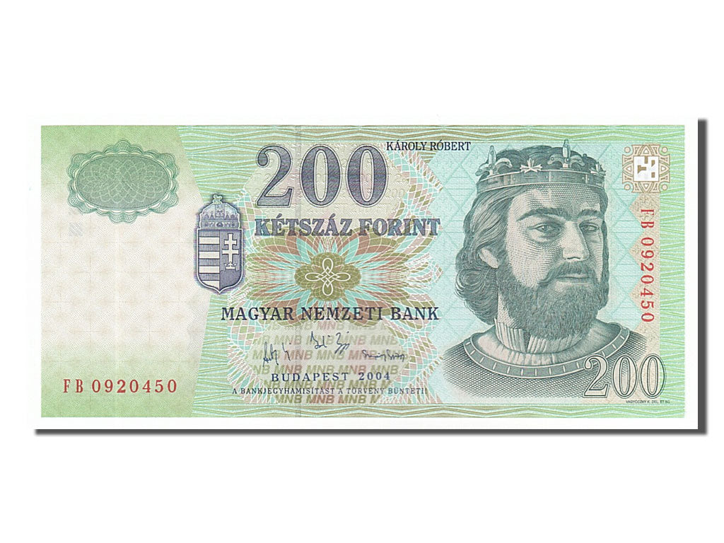Billet, Hongrie, 200 Forint, 2004, NEUF