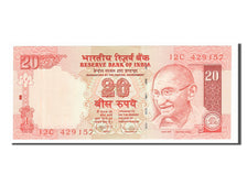 India, 20 Rupees, 2010, KM #96g, UNC(65-70), 12C429157