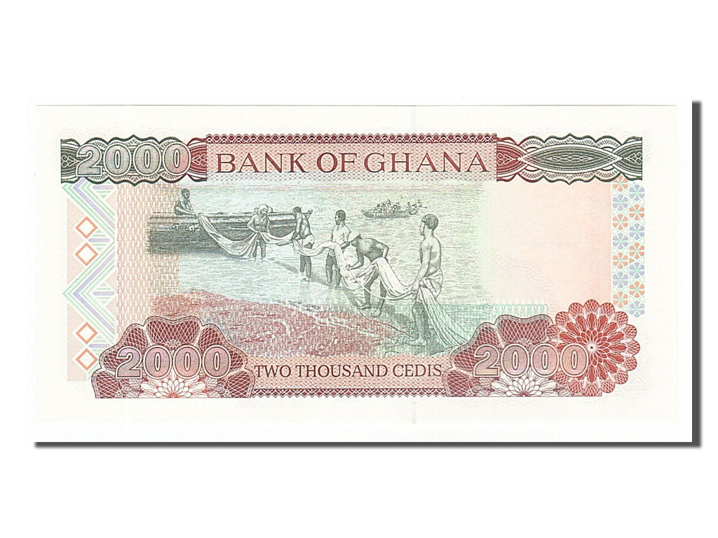 Banconote, Ghana, 2000 Cedis, 1998, 1998-05-02, FDS