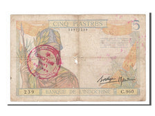 Indochina, 5 Piastres, 1936, F(12-15), C960