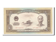 Banconote, Vietnam, 5 D<ox>ng, 1958, SPL