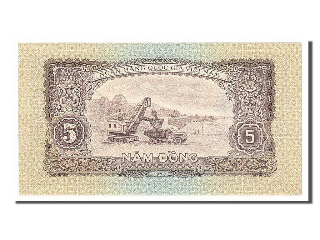 Banknote, Viet Nam, 5 D<ox>ng, 1958, UNC(60-62)