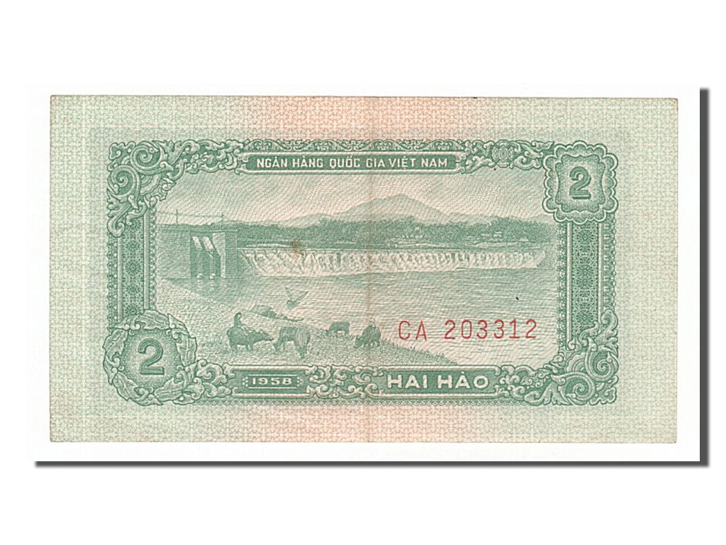 Banknote, Viet Nam, 2 Hao, 1958, UNC(60-62)