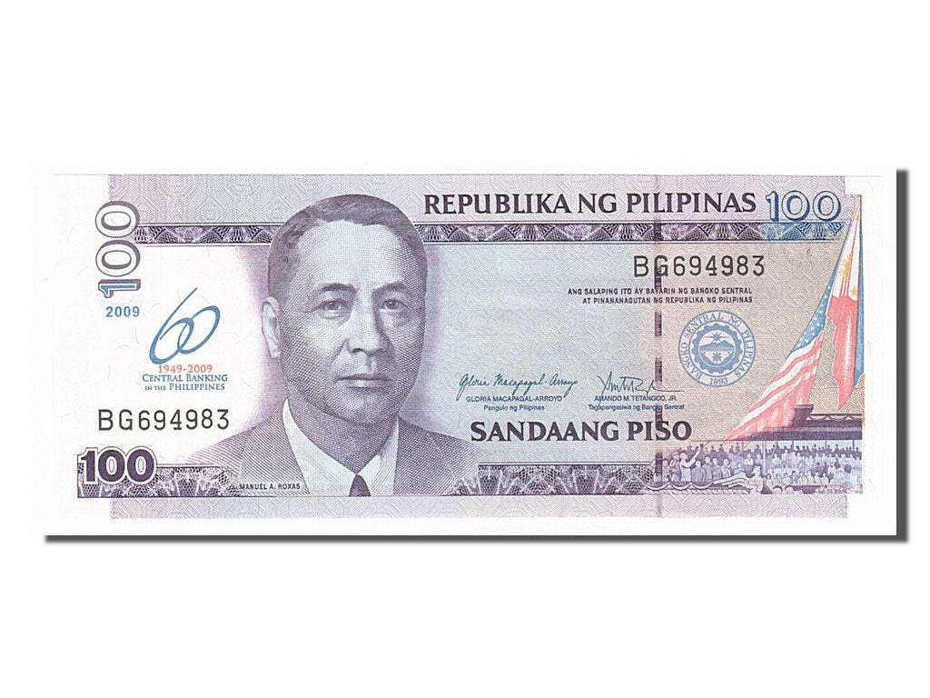 Banknote, Philippines, 100 Piso, 2009, UNC(65-70)
