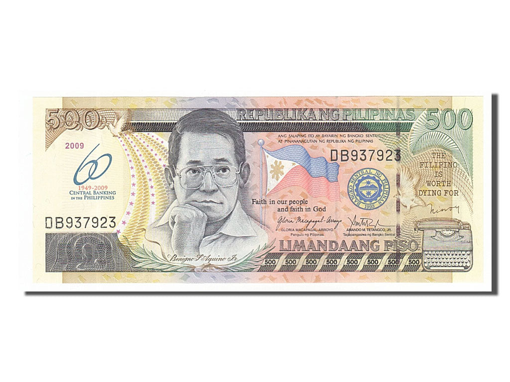Billet, Philippines, 500 Piso, 2009, NEUF