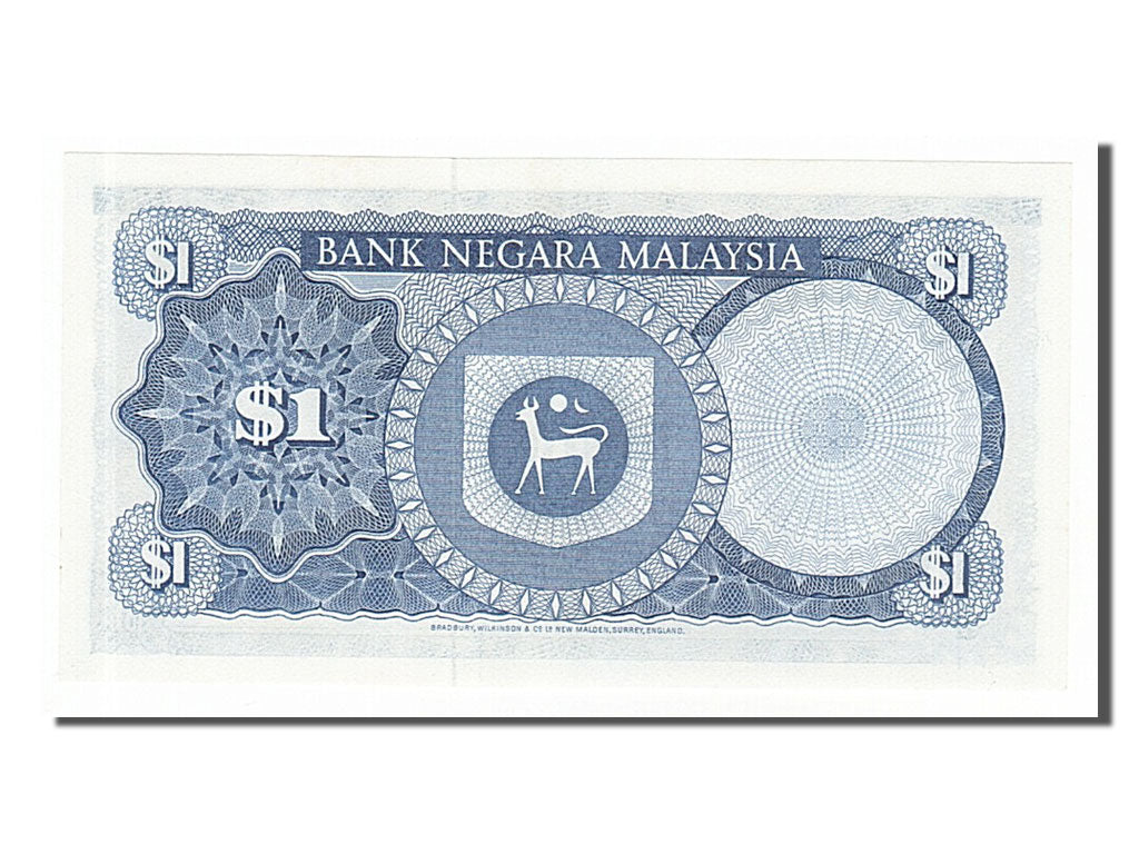 Malaysia, 1 Ringgit, 1976, KM #13a, UNC(65-70), A/93