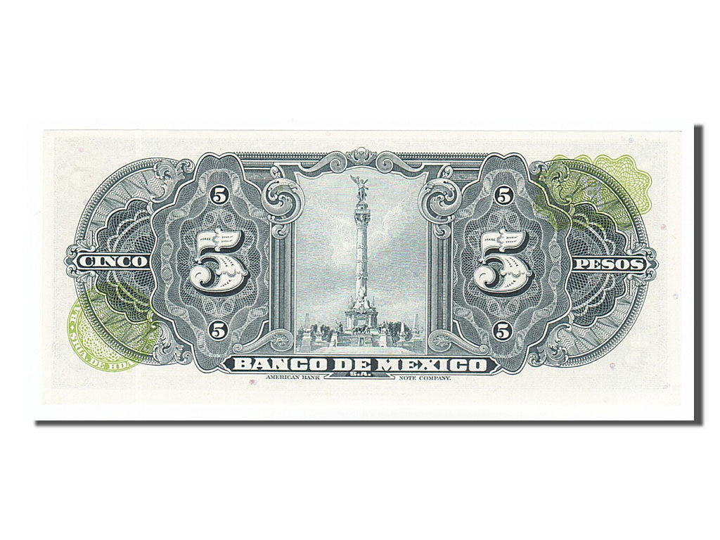 Mexico, 5 Pesos, 1961, KM #60f, 1961-01-25, UNC(65-70), S071181