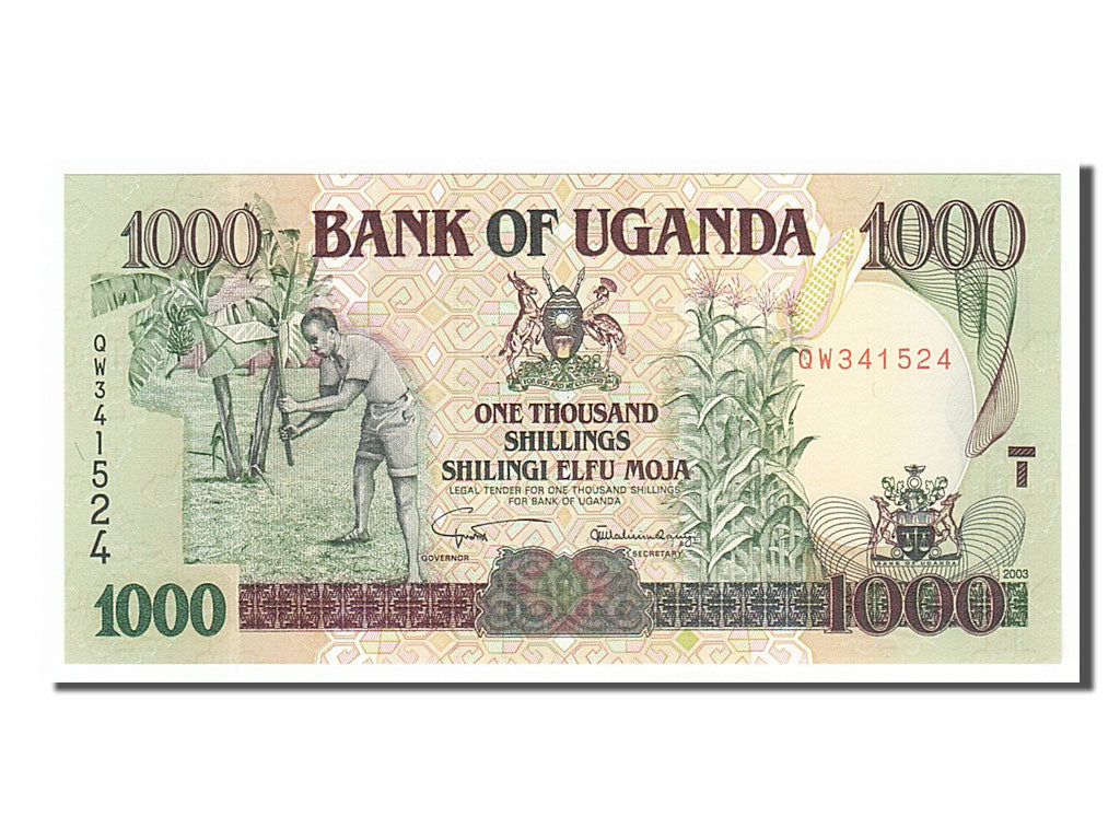 Uganda, 1000 Shillings, 2003, KM #39b, UNC(65-70), QW341524