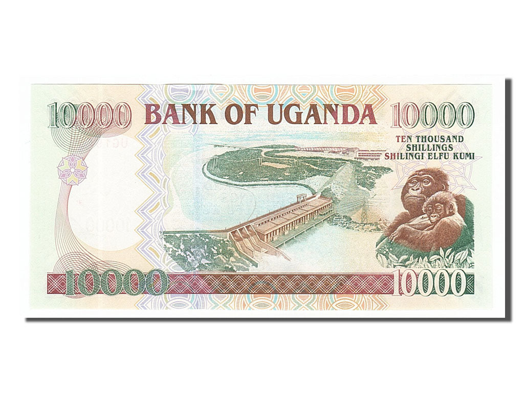 Banknot, Uganda, 10,000 Shillings, 2007, UNC(65-70)