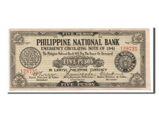 Philippines, 5 Pesos type 1941