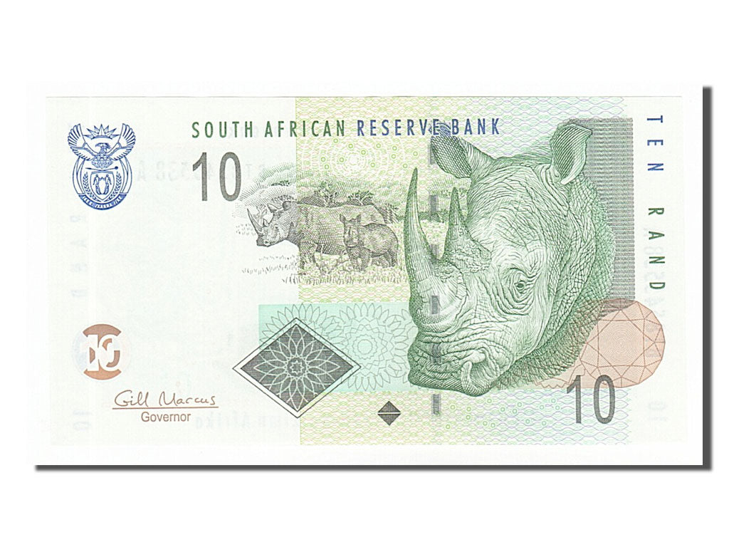 South Africa, 10 Rand, 2005, KM #128b, UNC(65-70), BT8545538A