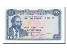 Kenya, 20 Shillings, 1973, KM #8d, 1973-07-01, UNC(65-70), A/74