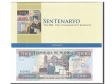 Banknote, Philippines, 2000 Piso, 2001, KM:189b, UNC(65-70)