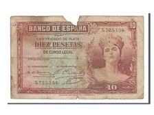 Banknote, Spain, 10 Pesetas, 1935, VG(8-10)