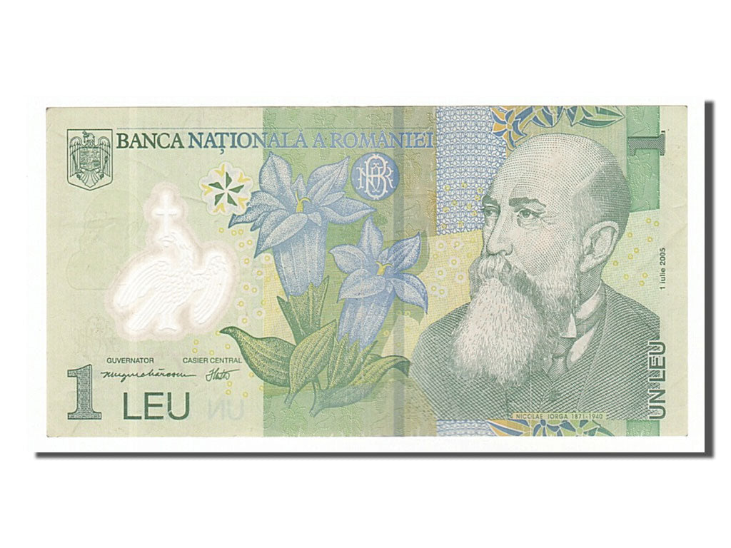 Banknote, Romania, 1 Leu, 2005, 2005-07-01, EF(40-45)