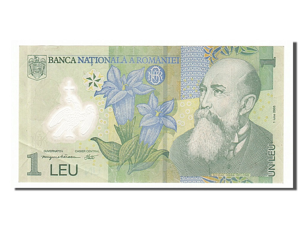 Banknote, Romania, 1 Leu, 2005, 2005-07-01, EF(40-45)