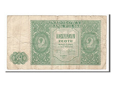 Billet, Pologne, 2 Zlote, 1946, TB