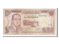 Biljet, Marokko, 10 Dirhams, 1970, TB