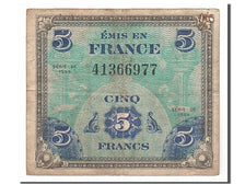 France, 5 Francs, 1944 Flag/France, 1944, KM #115a, F(12-15), 41366977, Fayette.