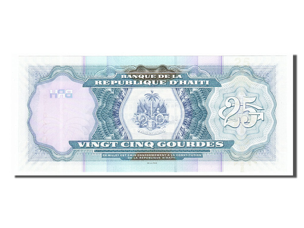Banknote, Haiti, 25 Gourdes, 2009, UNC(65-70)