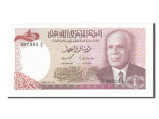 Tunisie, 1 Dinar type Bourguiba