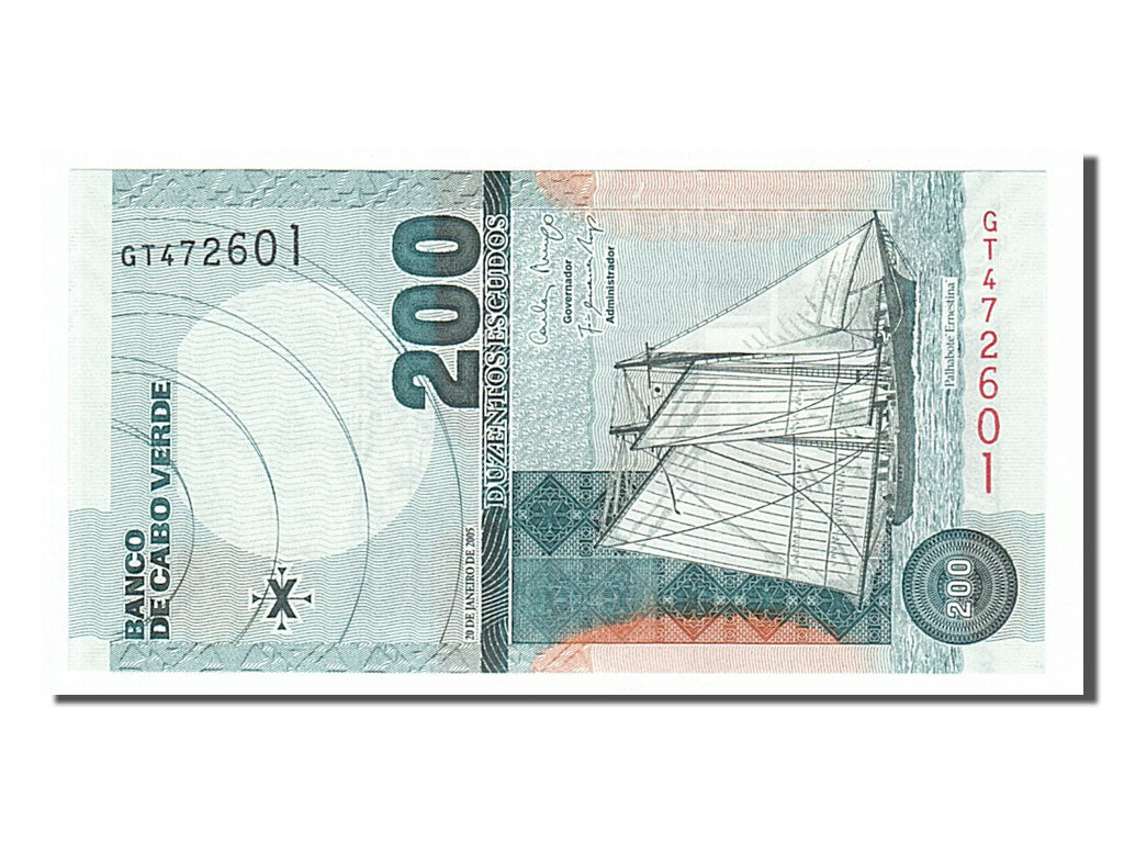 Cape Verde, 200 Escudos, 2005, KM #68a, 2005-01-20, UNC(65-70), GT472601