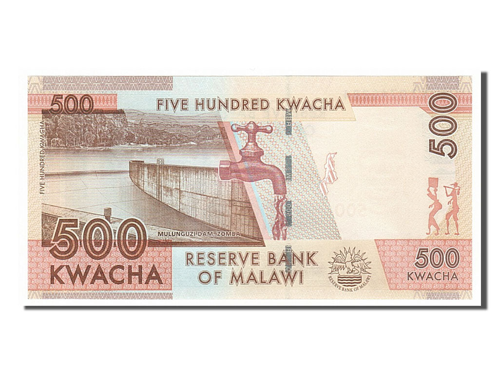 Malawi, 500 Kwacha, 2012, KM #61, 2012-01-01, UNC(65-70), AJ0746284