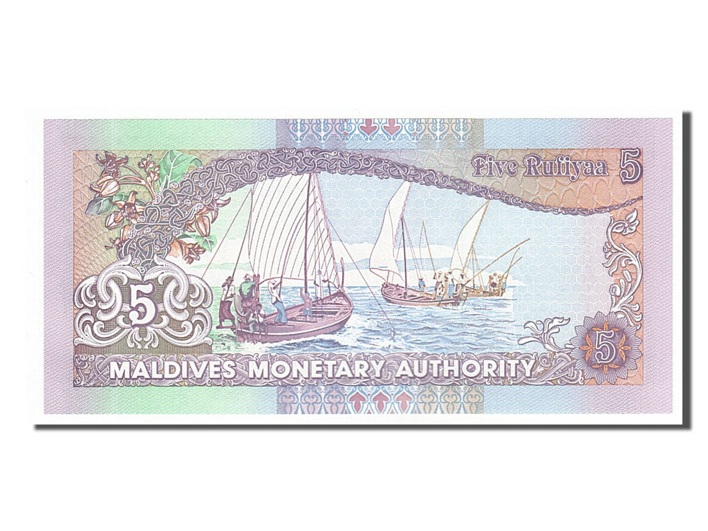 Maldives, 5 Rufiyaa, 2011, KM #18d, UNC(65-70), K309951