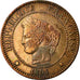 Coin, France, Cérès, 2 Centimes, 1891, Paris, VF(20-25), Bronze, KM:827.1