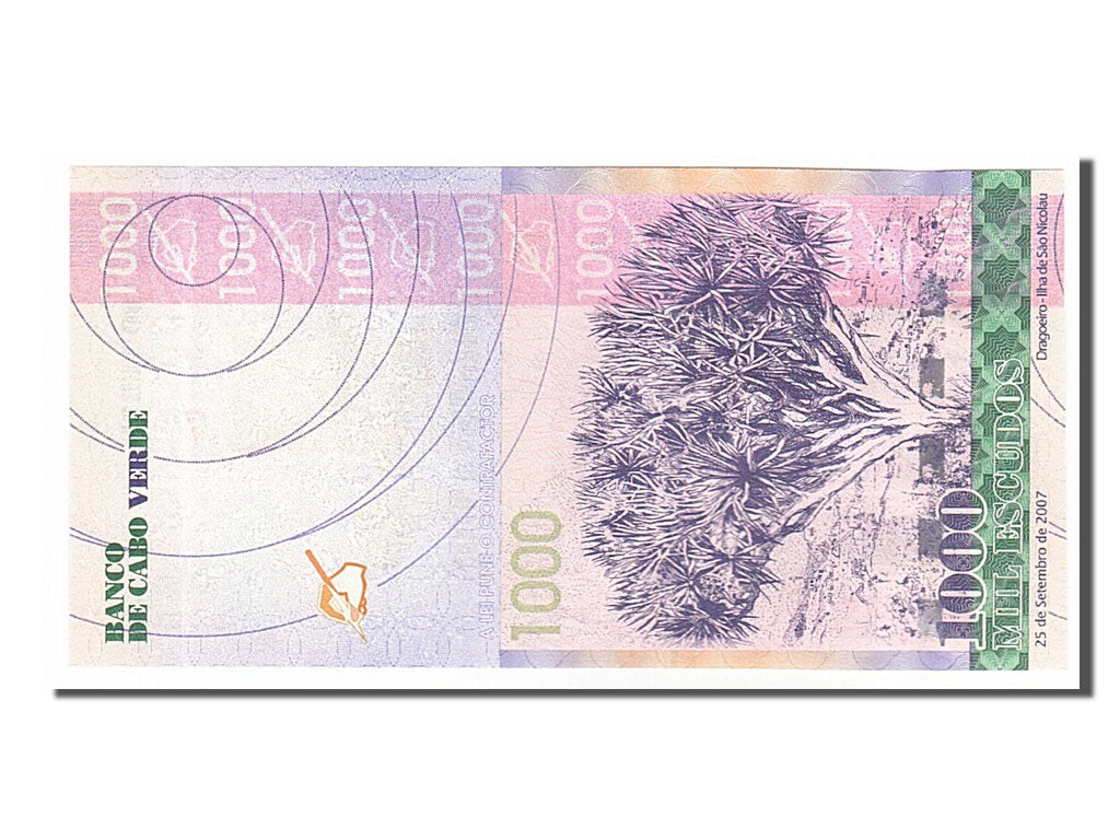 Cape Verde, 1000 Escudos, 2007, KM #70a, 2007-09-25, UNC(65-70), HQ210417