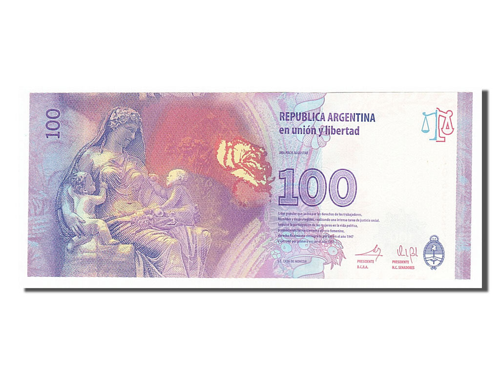 Argentina, 100 Pesos, 2012, KM #358b, UNC(65-70), 20632276B