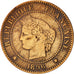 France, Cérès, 2 Centimes, 1896, Paris, VF(30-35), Bronze, KM:827.1, Gadoury 105